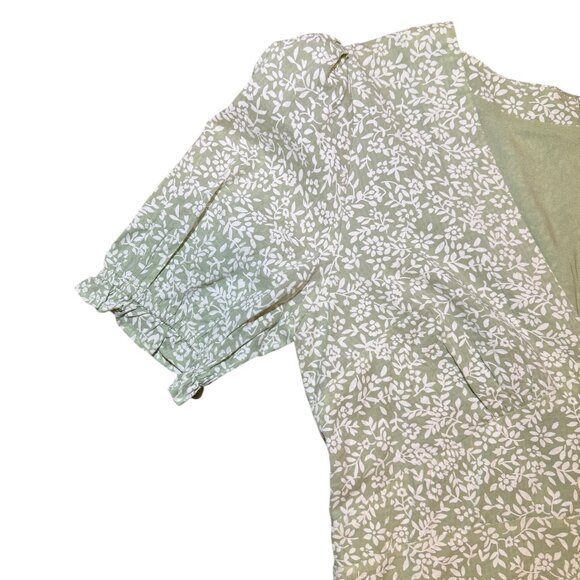 PETAL & PUP Cottage Core Floral Mini Dress - Picture 2 of 10